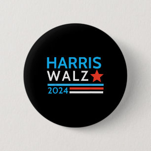 Waltz 2024 Wahl Kamala Harris Tim Waltz 2024 1 Button