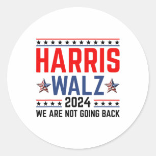 Waltz 2024 Wahl Kamala Harris Tim Waltz 2024 1 Runder Aufkleber