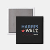 Waltz 2024 Wahl Kamala Harris Tim Waltz 2024 2 Magnet (Vorderseite/Rückseite)