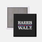Waltz 2024 Wahl Kamala Harris Tim Waltz 2024 2 Magnet (Vorderseite/Rückseite)