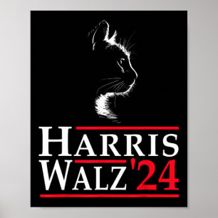 Waltz 2024 Wahl Kamala Harris Tim Waltz 2024 3 Poster