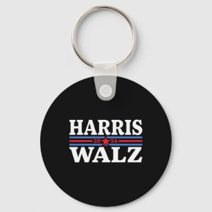 Waltz 2024 Wahl Kamala Harris Tim Waltz 2024 4 Schlüsselanhänger