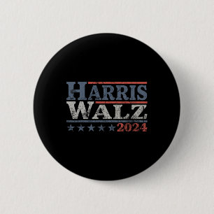 Waltz 2024 Wahl Kamala Harris Tim Waltz 2024 5 Button