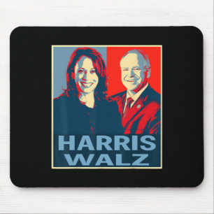 Waltz 2024 Wahl Präsidentin Kamala Harris Tim Wa Mousepad