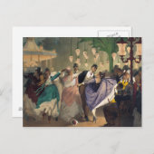 Waltz at the Bal Mabille Postkarte (Vorne/Hinten)