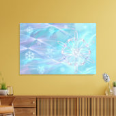 Waltz der Schneeflocken Canvas Print Leinwanddruck (Insitu (Wohnzimmer))