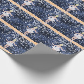 Waltz der Schneeflocken das Nutcracker Ballett Geschenkpapier (Ecke)