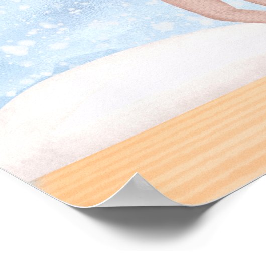 Waltz der Schneeflocken das Nutcracker Ballett Poster (Ecke)