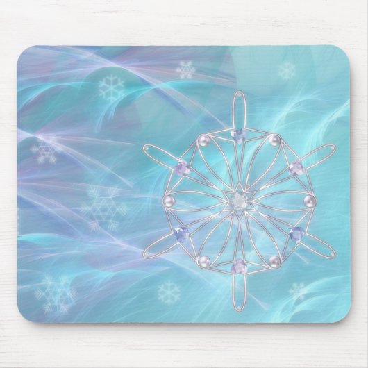 Waltz der Snowflakes Mousepad (Vorne)