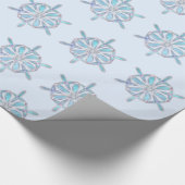 Waltz des Schneeflocken-Wrapping Paper Geschenkpapier (Ecke)