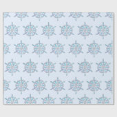 Waltz des Schneeflocken-Wrapping Paper Geschenkpapier (Flach)