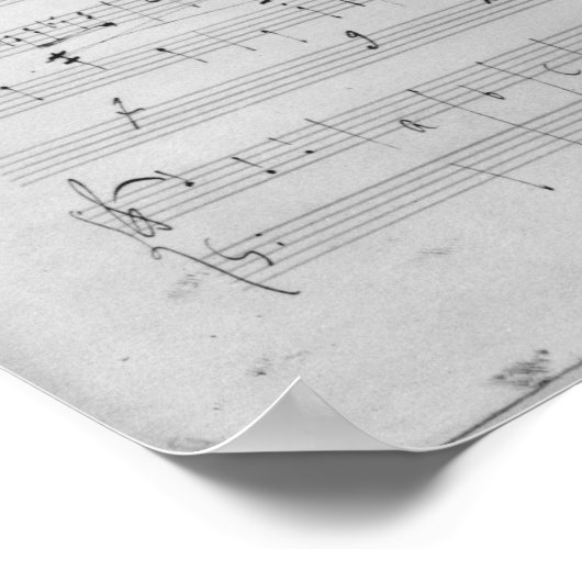 Waltz in F-Moll Poster (Ecke)