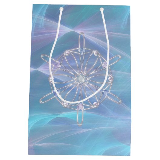 Waltz of the Snowflakes Gift Bag Mittlere Geschenktüte (Rückseite)