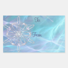 Waltz of the Snowflakes Gift Tag Stickers