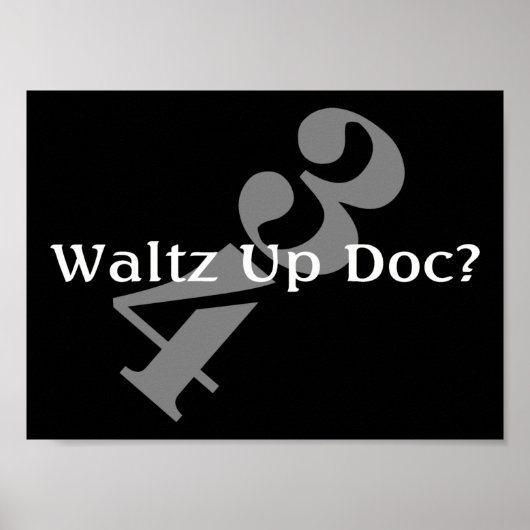 Waltz Up Doc Poster (Vorne)