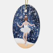 Waltz von Snowflakes Nutcracker Ballett Weihnachte Keramik Ornament (Links)