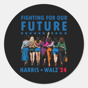 Waltz Wheimer 2024 Future Button Election Women Gi Runder Aufkleber