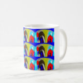 Waltzende Wasserfallkunst Kaffeetasse (VorderseiteRechts)