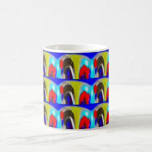 Waltzende Wasserfallkunst Kaffeetasse
