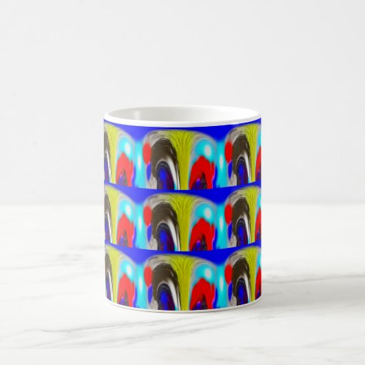 Waltzende Wasserfallkunst Kaffeetasse (Mittel)