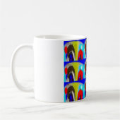 Waltzende Wasserfallkunst Kaffeetasse (Links)