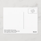 Waltzing Matilda Postcard Postkarte (Rückseite)