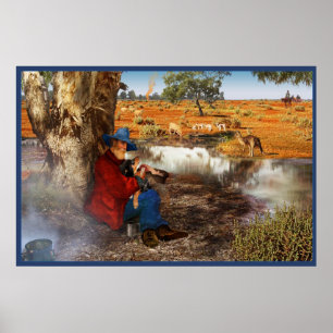 Waltzing Matilda Print Poster