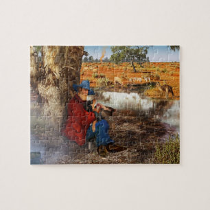 Waltzing Matilda Puzzlespiel Puzzle