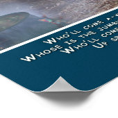 Waltzing Matilda with Banjo Paterson Lyrics and St Poster (Ecke)