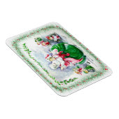 Waltzing Santa & Mrs Claus Premium Magnet (Rechte Seite)