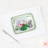 Waltzing Santa & Mrs. Claus Sticker (Umschlag)