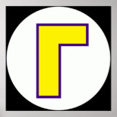 Waluigi Icon Poster (Vorne)