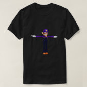 Waluigi T-Pose Meme Classic T-Shirt (Design vorne)