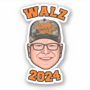 Walz 2024 aufkleber