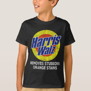 Walz 2024 Entfernt hartnäckige orangefarbene Fleck T-Shirt