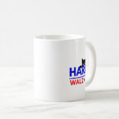 Walz 2024 Funny Cat Election Kamala Harris Tim Wal Kaffeetasse (VorderseiteRechts)
