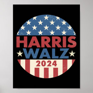 Walz 2024 Kamala Harris 2024 Tim Walz 2024 USA Poster