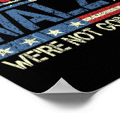 Walz 2024 Kamala Harris 2024 Tim Walz 2024 USA Poster (Ecke)