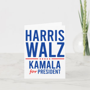 Walz 2024 Kamala Harris für Präsident Tim Walz Karte