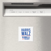 Walz 2024 Kamala Harris für Präsident Tim Walz Magnet (In Situ (Geschirrspüler))