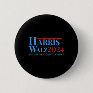 Walz 2024 Kamala Harris Tim Walz Kampagne Funny Te Button