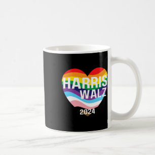 Walz 2024 Lgbtq Gay Pride Rainbow Kamala Harris 1 Kaffeetasse
