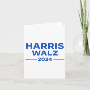 Walz 2024 Präsident Amerikanische Flagge Kamala Ha Karte