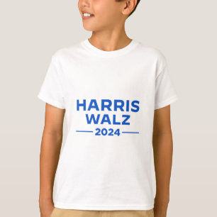 Walz 2024 Präsident Amerikanische Flagge Kamala Ha T-Shirt