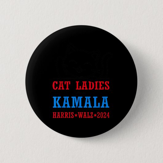 Walz 2024 Präsidentenwahl Kamala Harris Tim Wal Button (Vorderseite)