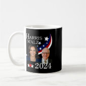Walz 2024 Präsidentschaftswahlkampagne Kamala Kaffeetasse (Links)