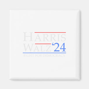 Walz 2024 Rett Demokratie 2024 Wahl Funny Harri Magnet