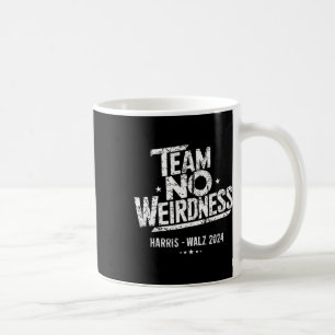 Walz 2024 Team No Weirdness Funny Kamala Tim Waltz Kaffeetasse