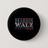 Walz 2024 Wahl Kamala Harris Tim Waltz 2024 12 Button (Vorderseite)