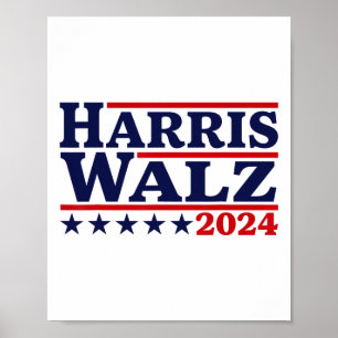 Walz 2024 Wahl Kamala Harris Tim Waltz 2024 13 Poster